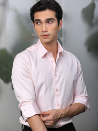 RARE RABBIT Men Melton Slim Fit Cotton Shirt