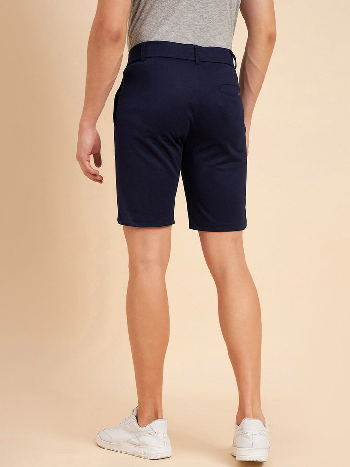Sweet Dreams Men Indigo Mid-Rise Cotton Shorts