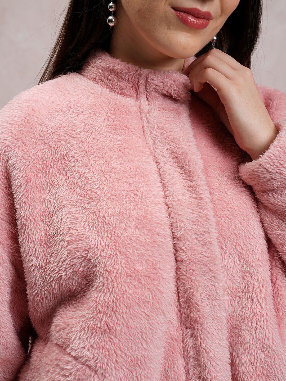 Tokyo Talkies Pink Oversized Tailored Jacket