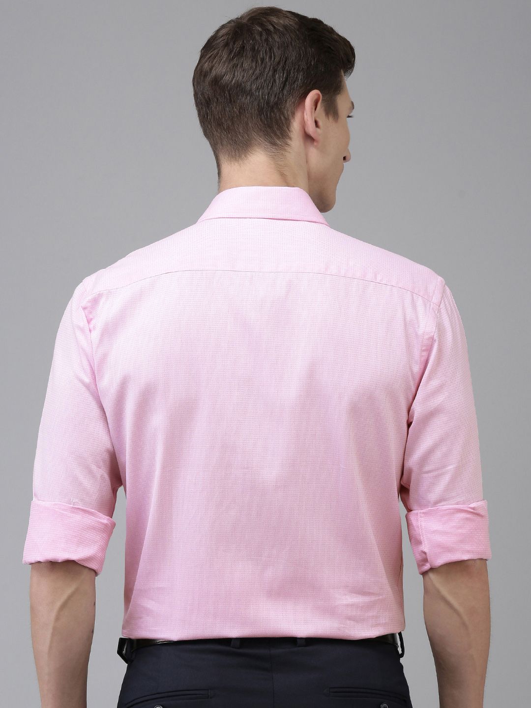 Park Avenue Slim Fit Textured Pure Cotton Formal Shirt