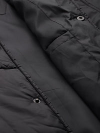 HRX by Hrithik Roshan Brand Logo Print Longline Padded Jacket