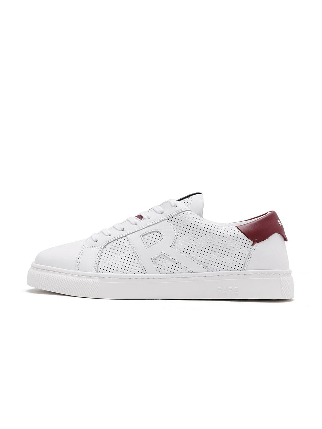 RARE RABBIT Men Perforations Leather Sneakers