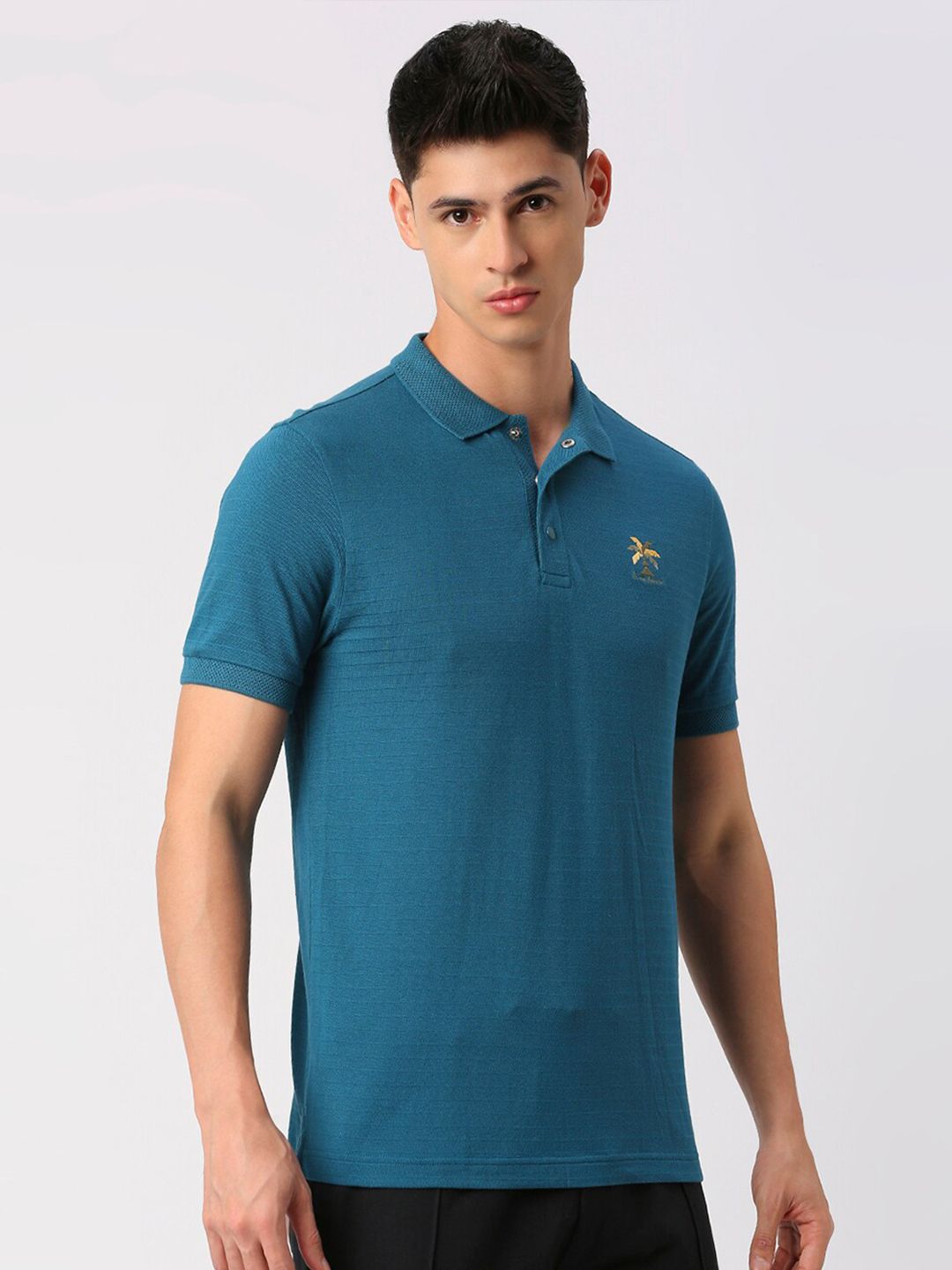 Being Human Polo Collar Short Sleeves Cotton T-shirt
