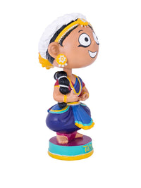Chumbak Blue &amp; Multicolored Takita Tara Bobblehead Showpiece