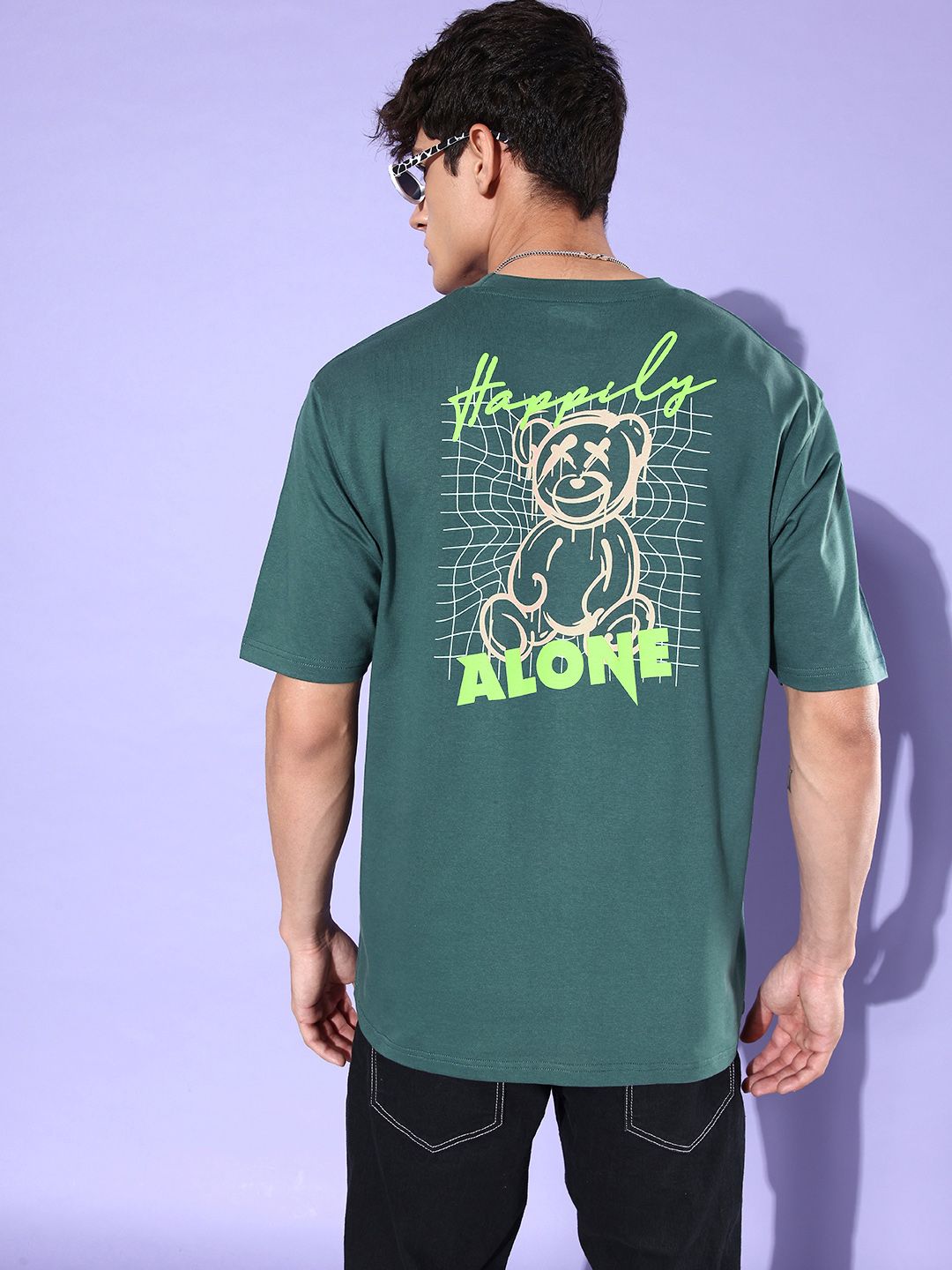 DILLINGER Printed Pure Cotton Oversized T-shirt