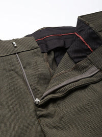 Park Avenue Men Textured Formal Trousers
