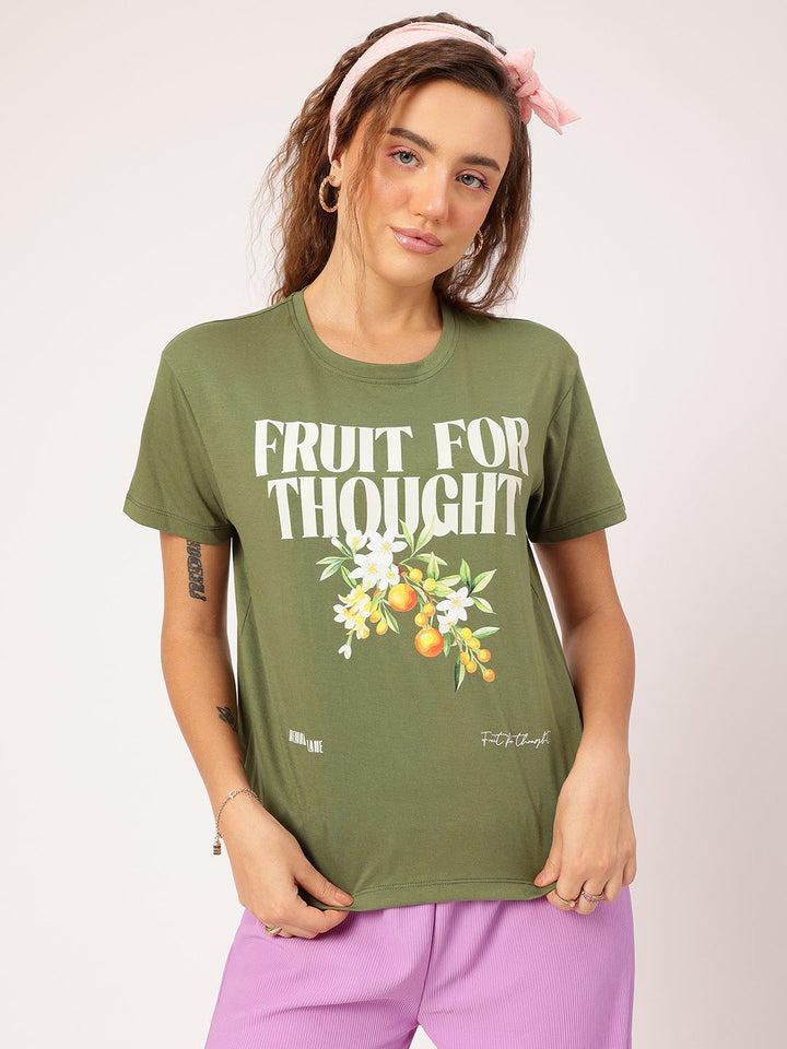 DressBerry Fruit Fanatic Printed T-shirt