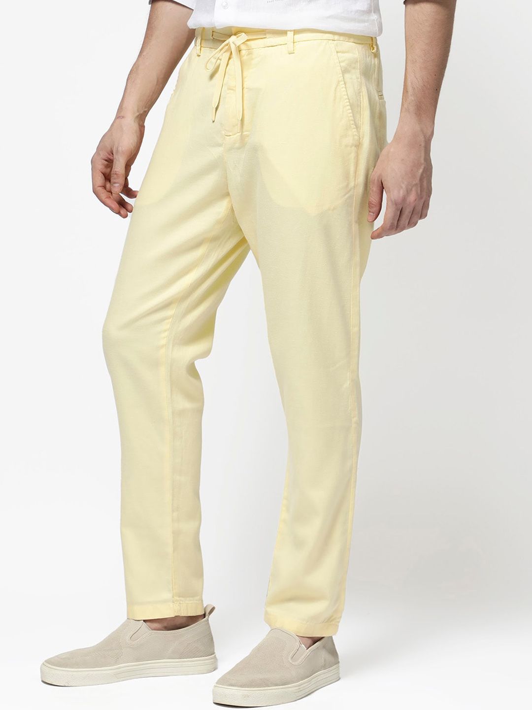 RARE RABBIT Men Reric Mid Rise Regular Fit Trouser