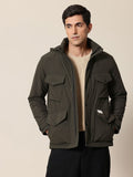 Mr Bowerbird Tailored Fit Hooded Padded Jacket