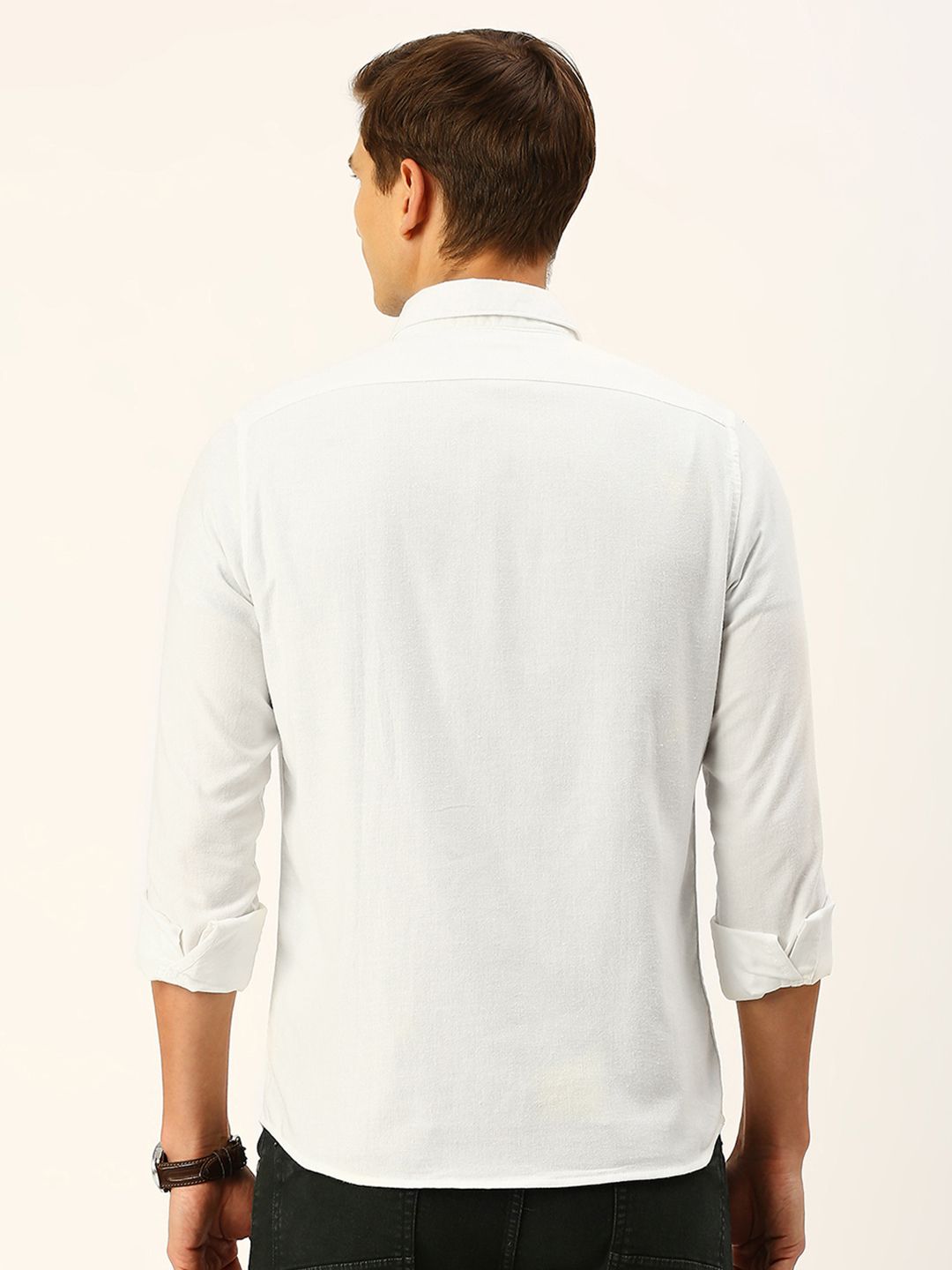 Thomas Scott Men Classic Slim Fit Flannel Casual Shirt