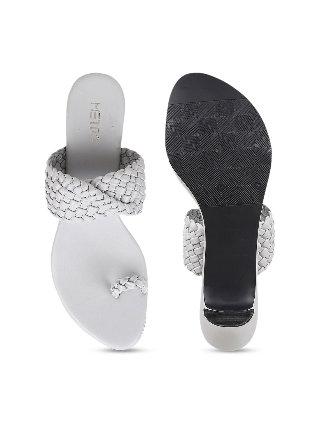 Metro Grey Kitten Heels