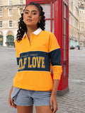 DressBerry Sporty Sophistication Typography Sweatshirts