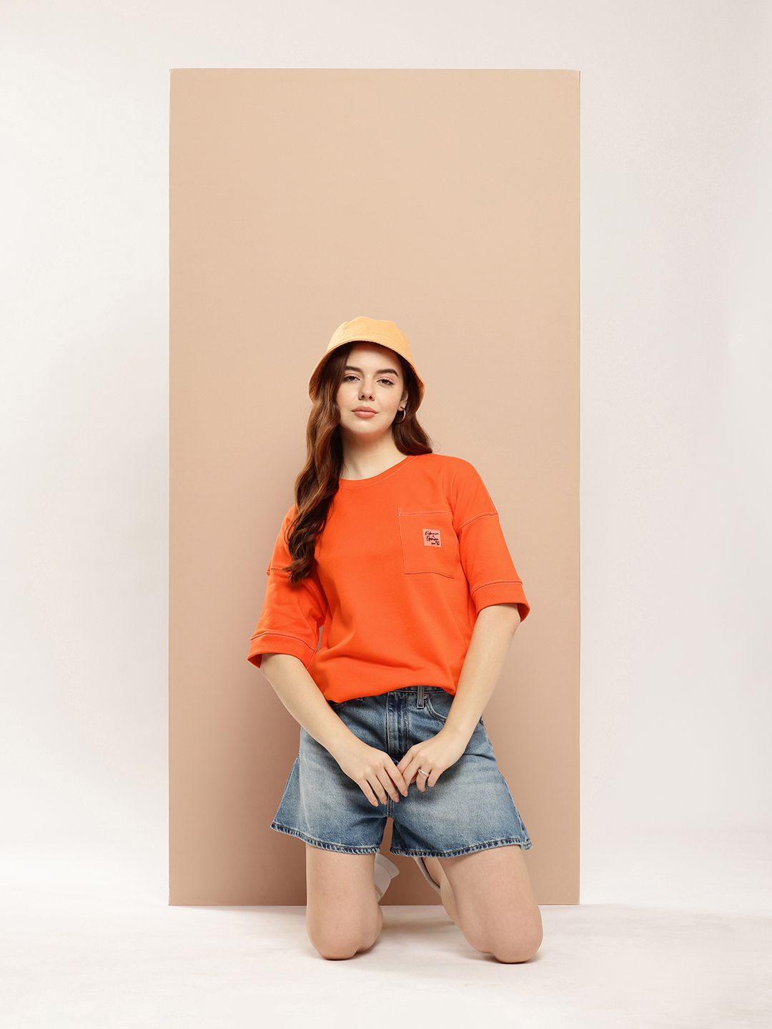 Difference of Opinion Women Oversized Drop Shoulder Ultra Soft Drapey Cotton T-Shirt