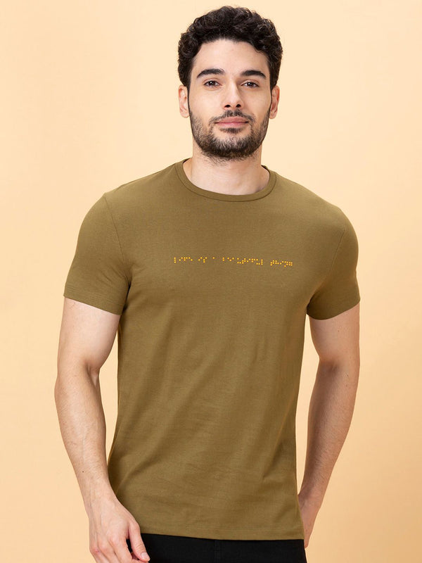 Being Human Round Neck Casual T-shirt