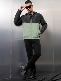 HIGHLANDER Men Colourblocked Crop Sporty Jacket