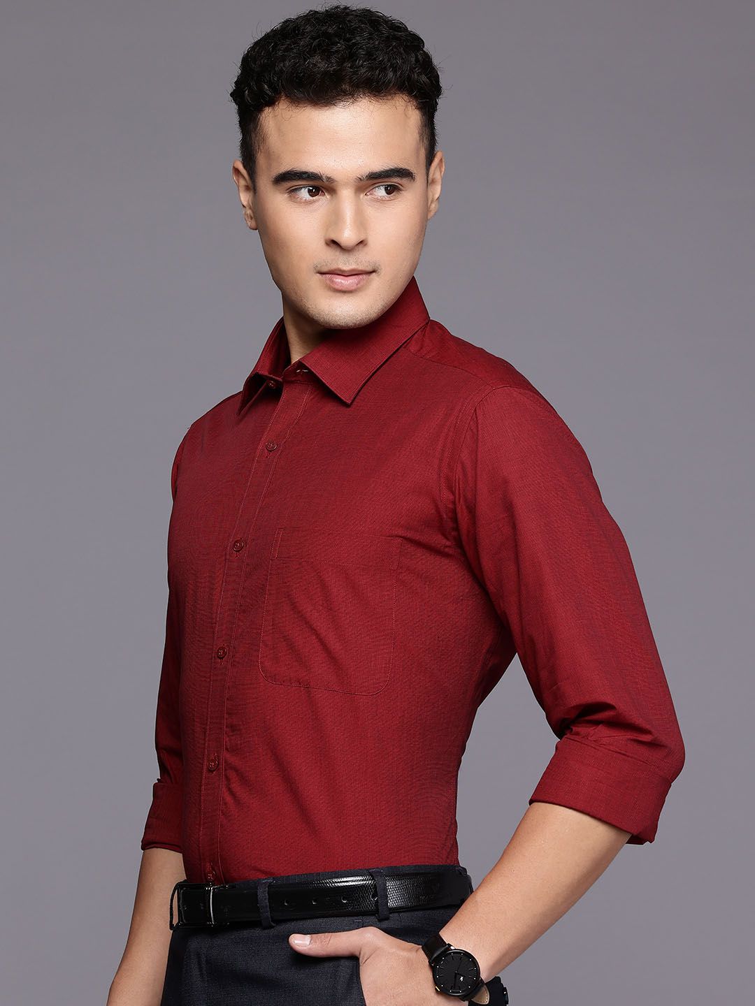 Raymond Pure Cotton Slim Fit Formal Shirt