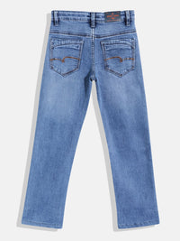 Monte Carlo Boys Straight Fit Light Fade Stretchable Jeans