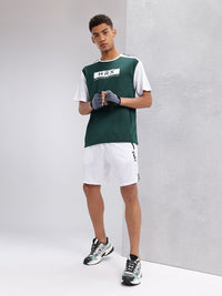 HRX by Hrithik Roshan Perforated Typography Printed Rapid-Dry Training T-shirt