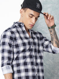The Indian Garage Co Men Checked Pure Cotton Casual Shirt