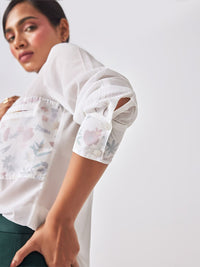 The Label Life Floral Printed Comfort Georgette Casual Shirt
