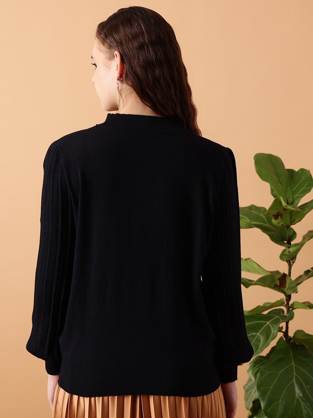 STREET 9 Ribbed Acrylic Pullover