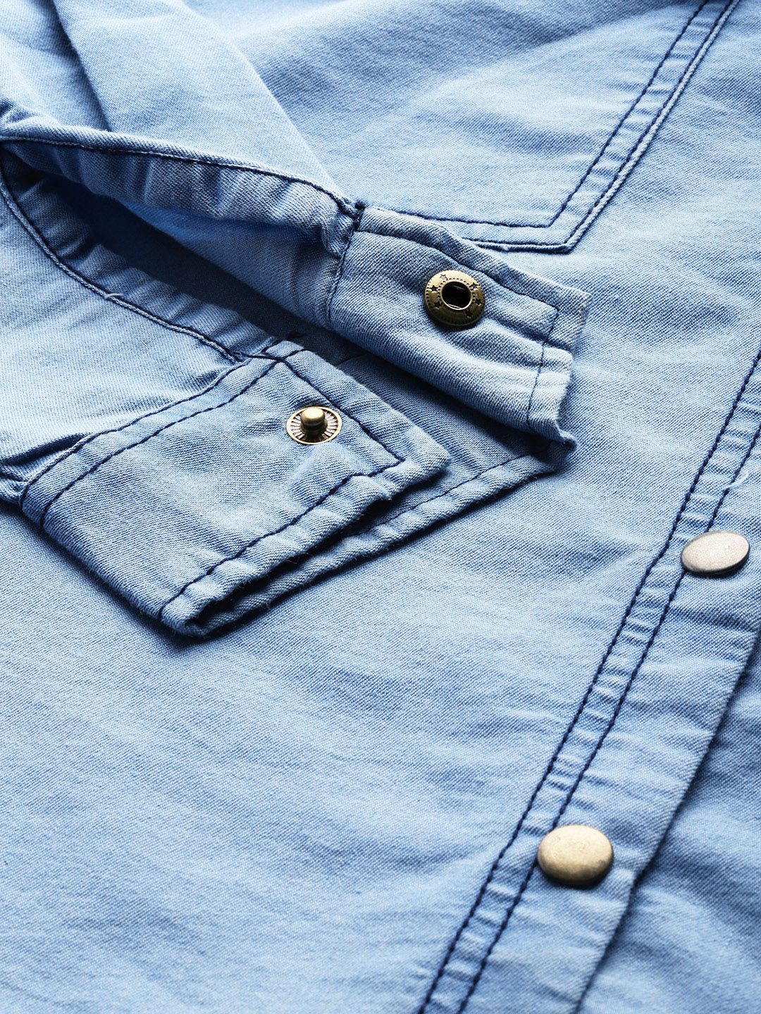 DressBerry Embellished Chambray Shirt