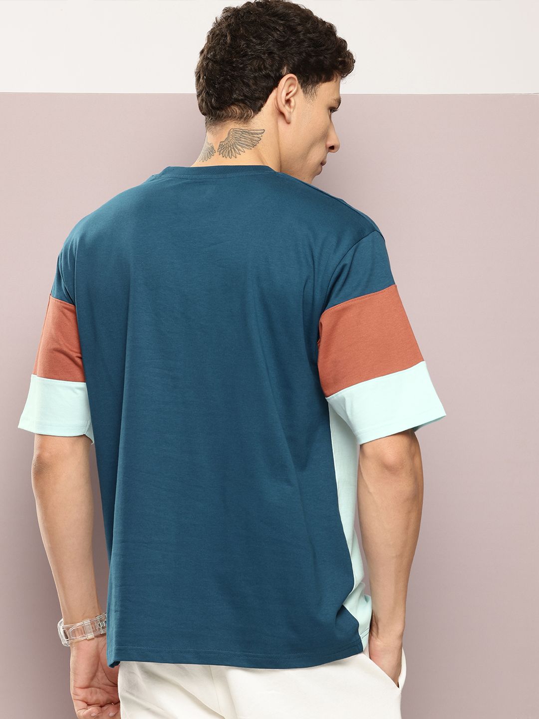 DILLINGER Men Typography Printed Oversized T-shirt