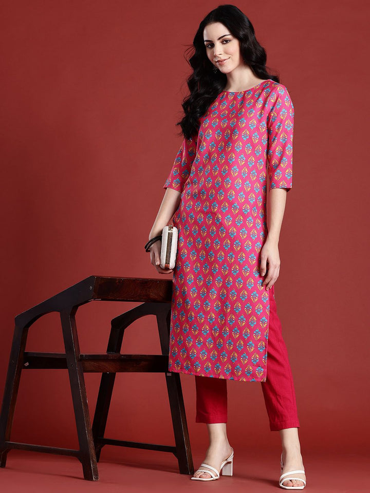 Anouk Ethnic Motifs Printed Kurta
