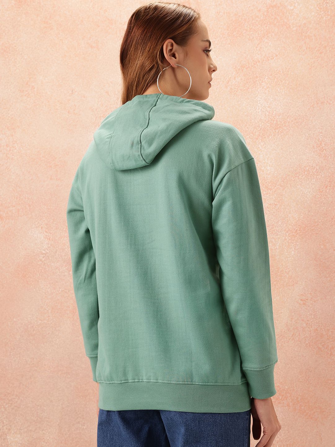 all about you Printed Hooded Sweatshirt