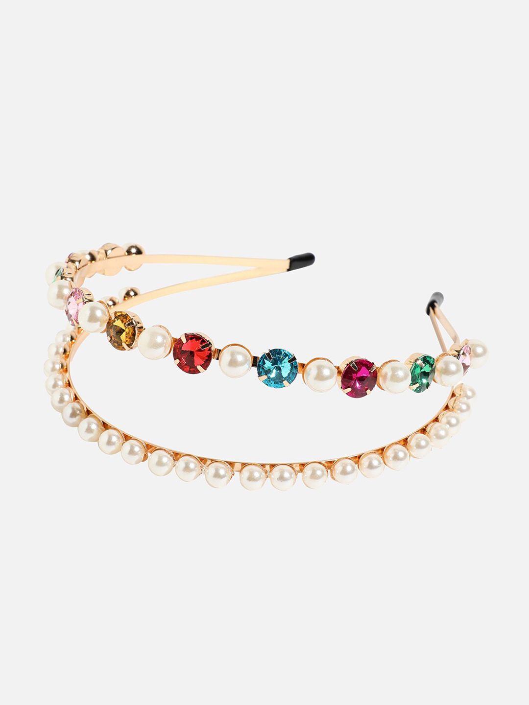 SOHI Beads & Stones Embellished Hairband