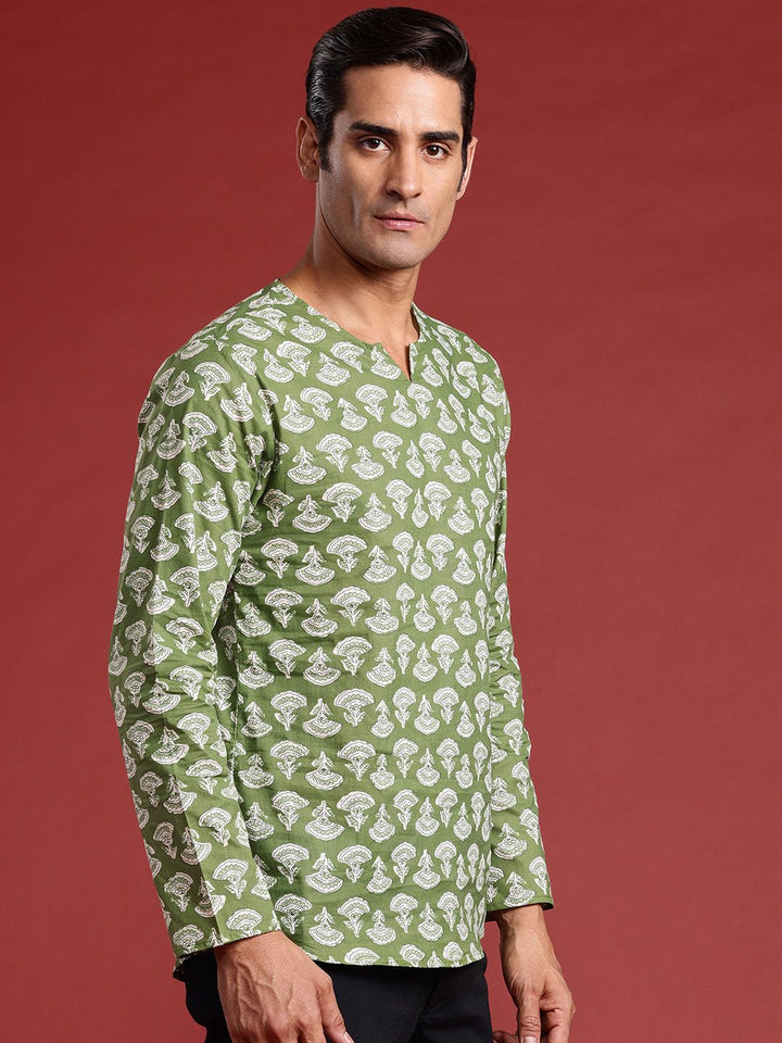 Anouk Ethnic Motifs Print Pure Cotton Kurta