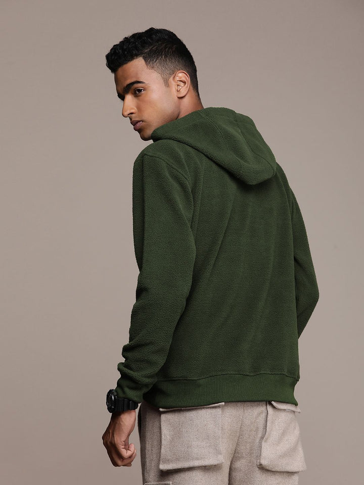 Mr Bowerbird Self Design Hooded Oversize Sweatshirt