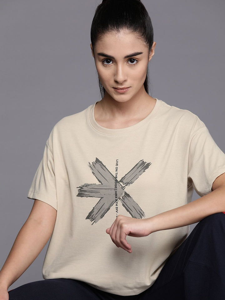 HRX by Hrithik Roshan Women Typography Printed T-shirt
