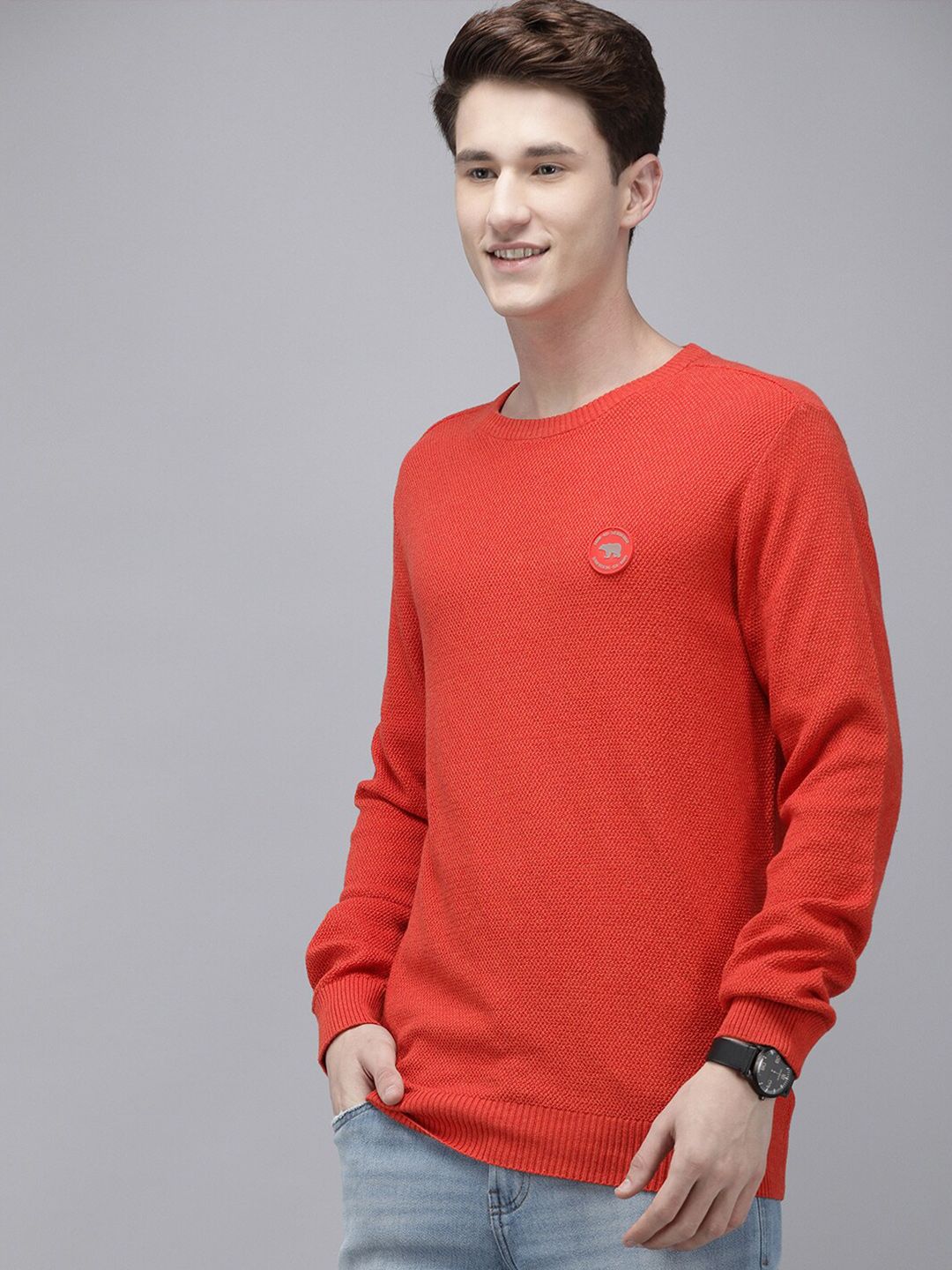 THE BEAR HOUSE Men Slim Fit T-shirt