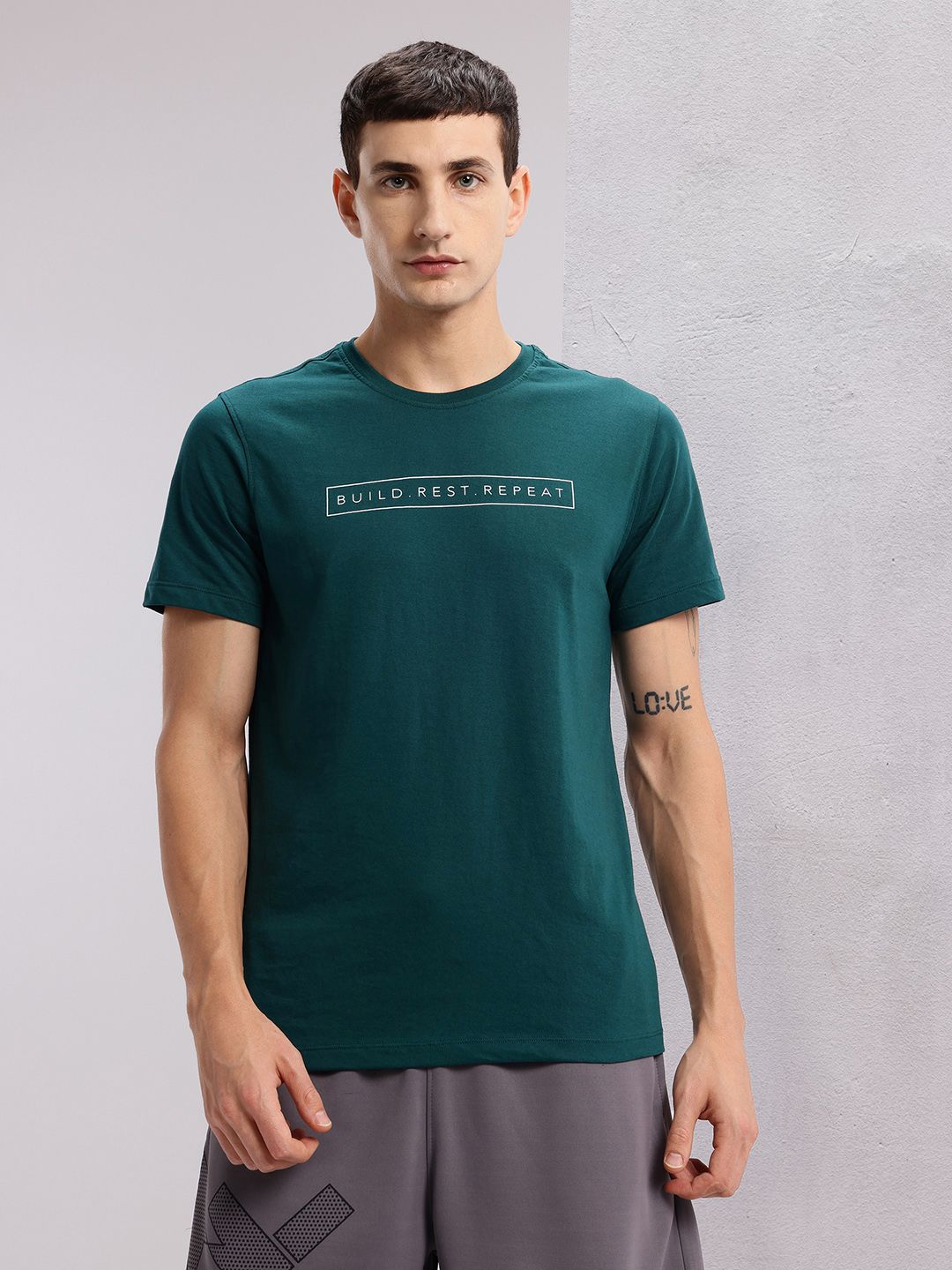 HRX by Hrithik Roshan Men Typography Printed T-shirt