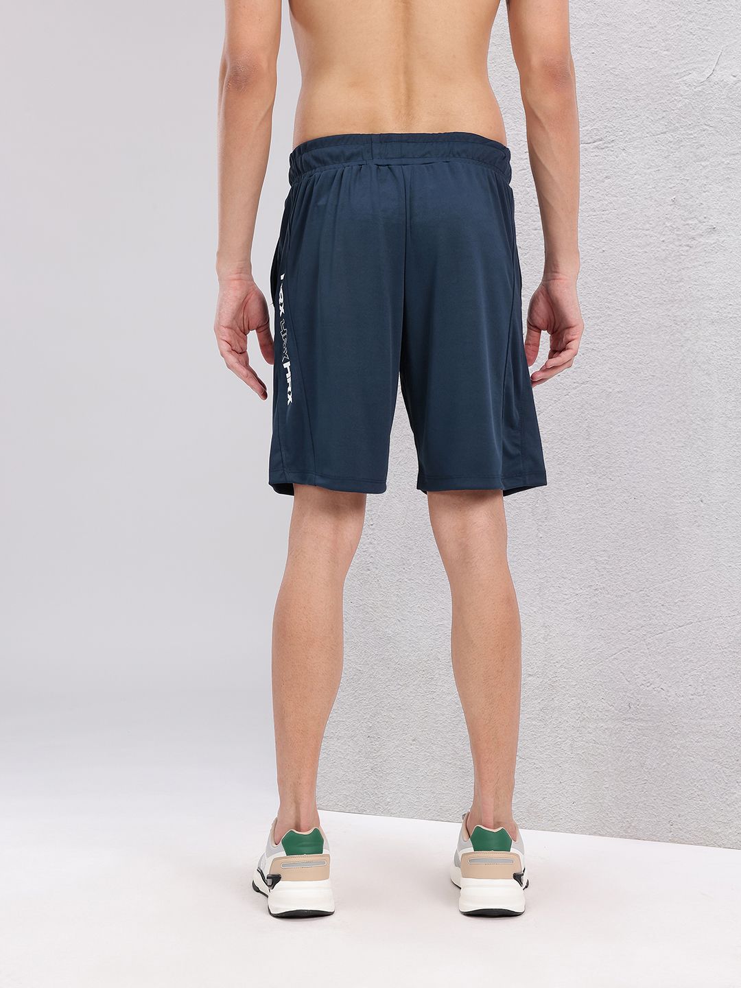 HRX by Hrithik Roshan Men Brand Logo Printed Mid-Rise Training Shorts