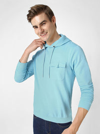 Sweatshirt Leher Bertindas Kotak Urbano Fesyen