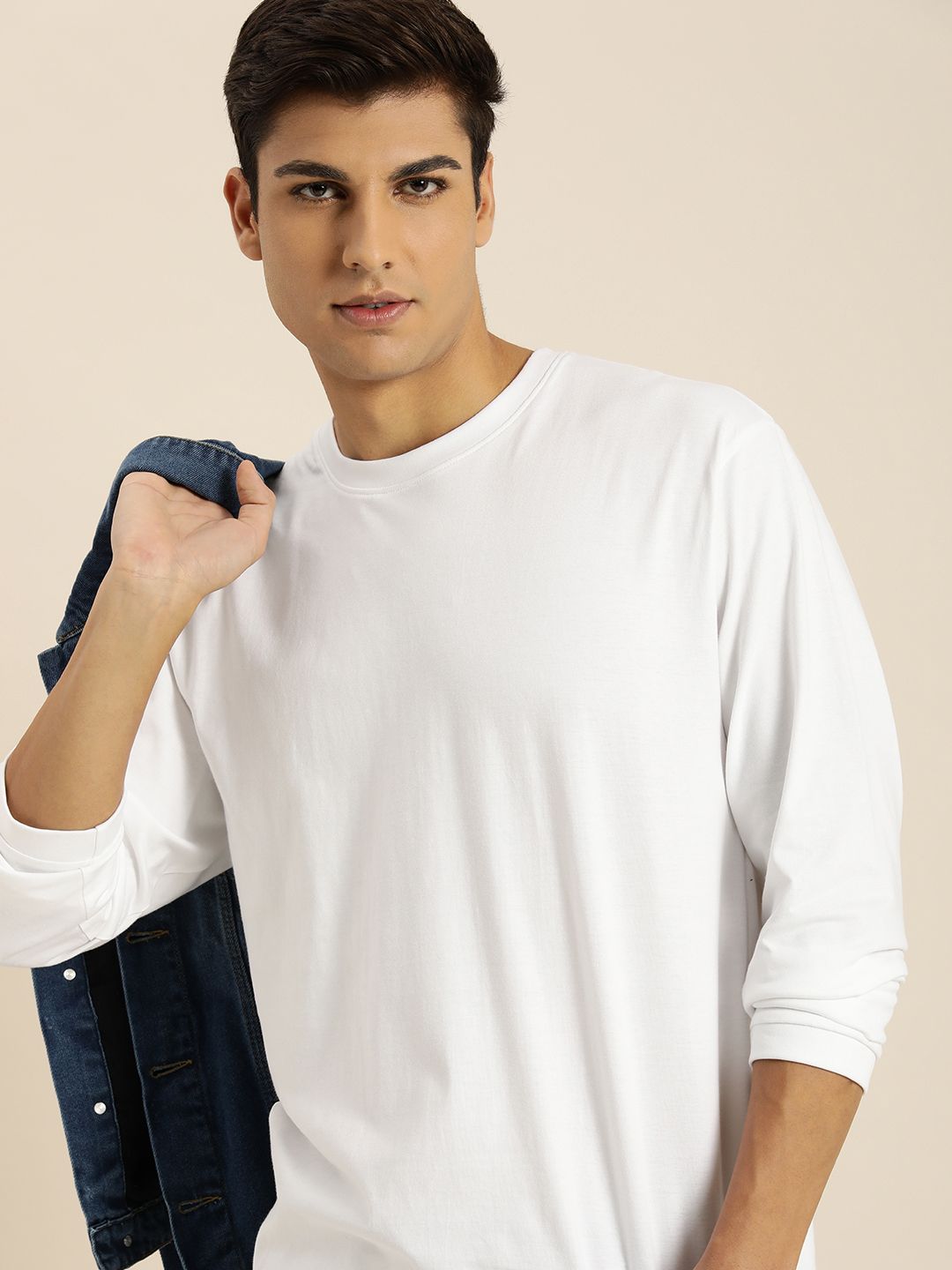 DILLINGER Men Solid Longline T-shirt
