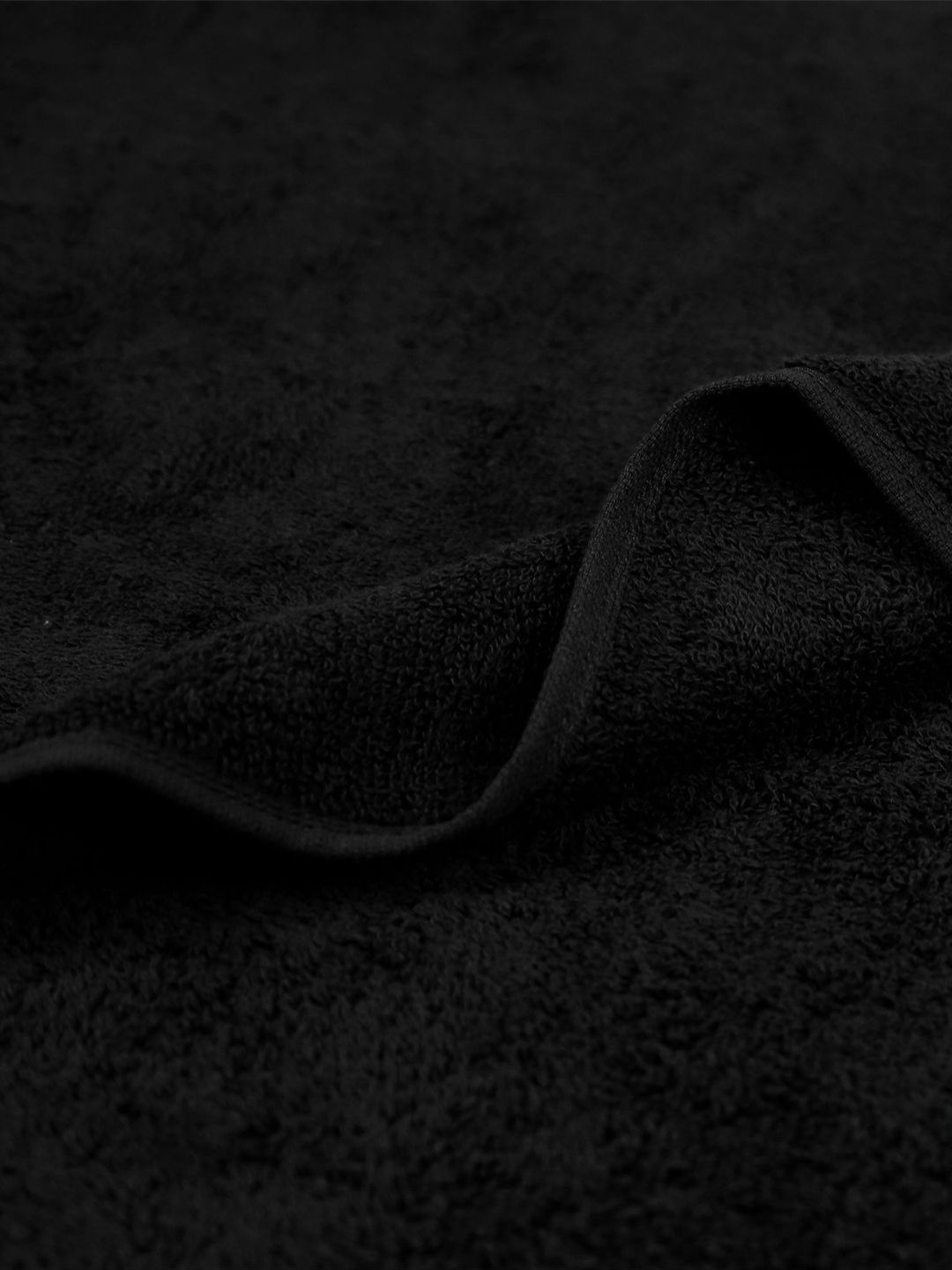 MYTRIDENT Black 3 Pieces Pure Cotton 500 GSM Towel Set