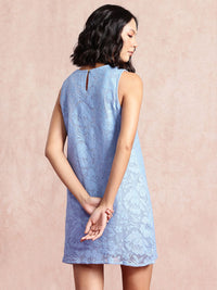 all about you Pure Cotton Floral Lace A-Line Mini Dress