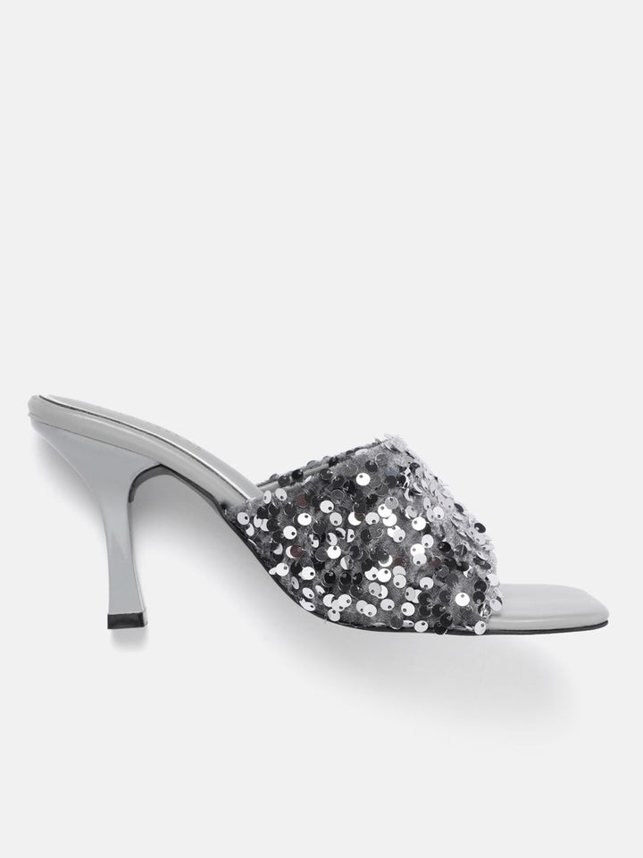 Lino Perros Sequin Embellished Slim Heels