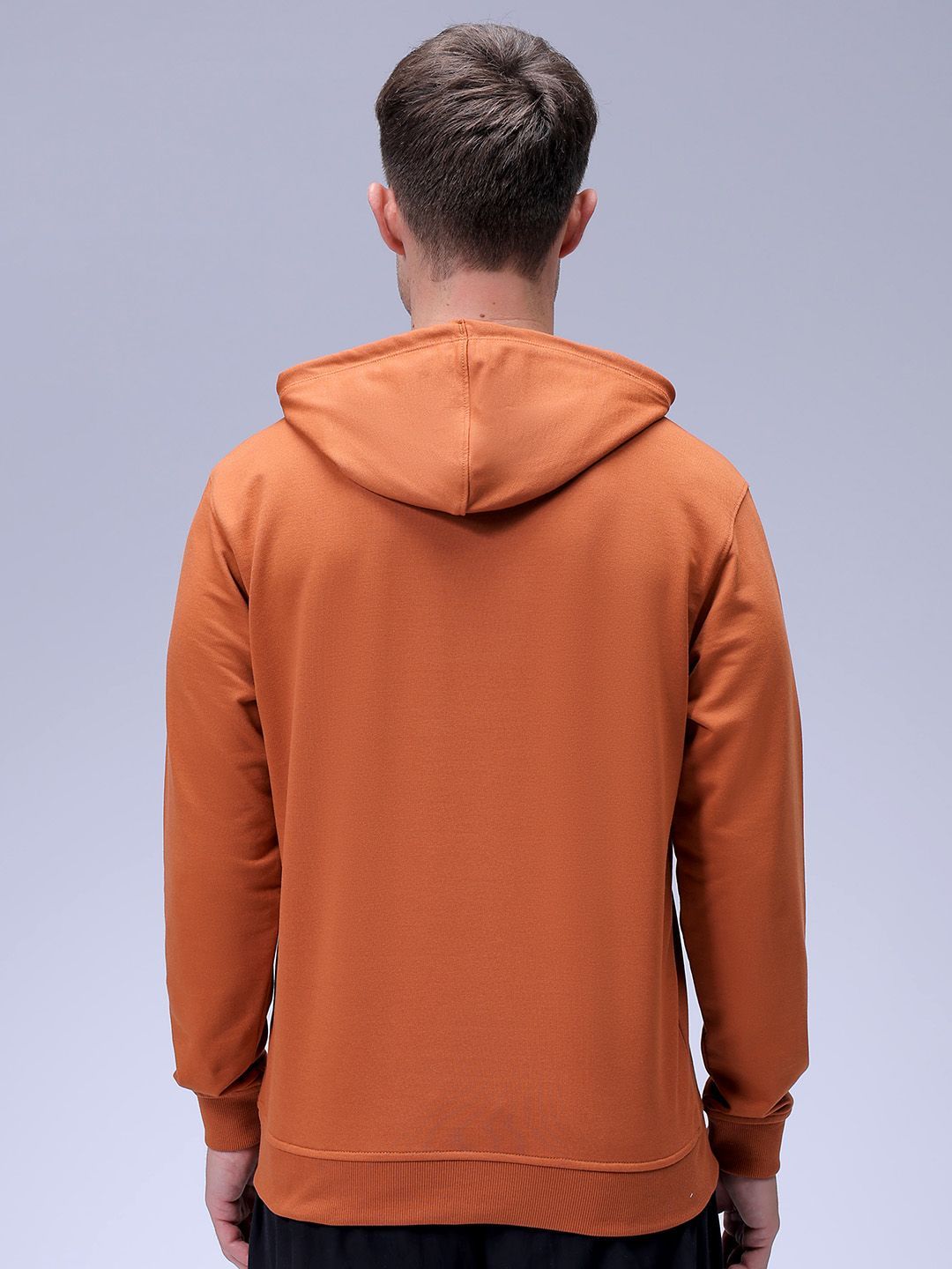 The Indian Garage Co Men Oversized Batman Printed Overhead Hooded Sweatshirt