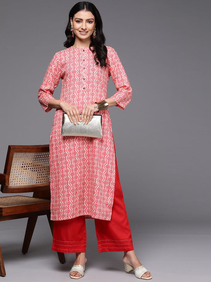 Indo Era Geometric Printed Kurta