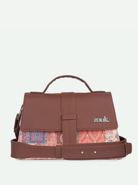 ZOUK Kriti Sanon - Kutch Gamthi Iconic Evening Printed Satchel