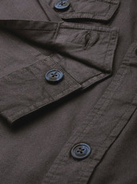 The Indian Garage Co Pure Cotton Slim Fit Double Flap Pocket Casual Shirt