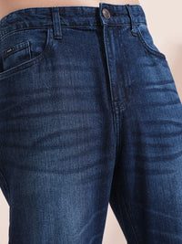 HIGHLANDER Men Mid-Rise Cotton Straight Fit Light Fade Jeans