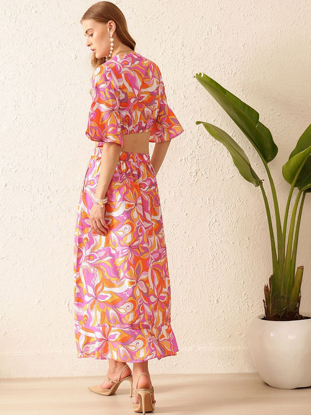 STREET 9 Printed Short Sleeves Top & Skirt