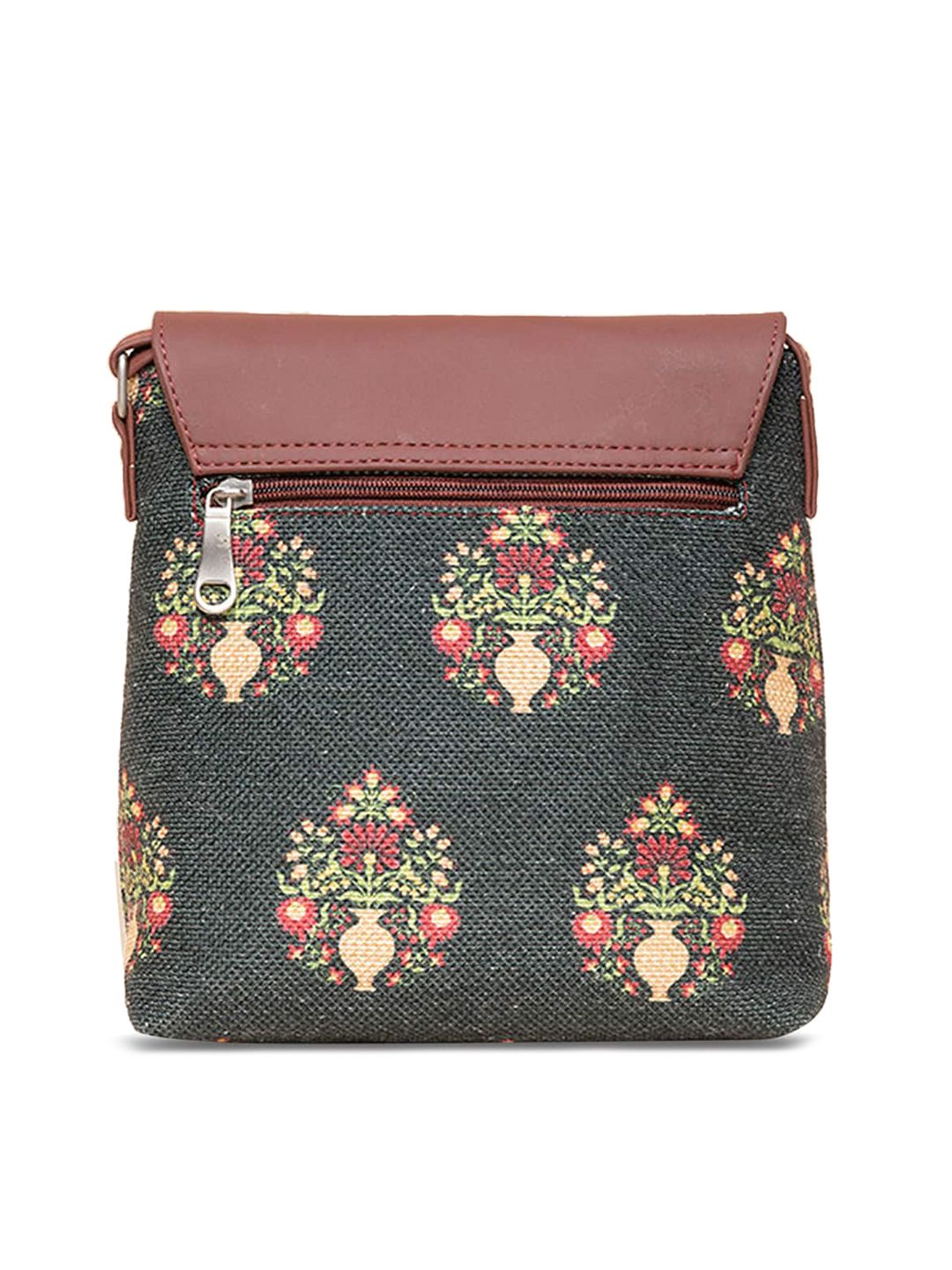 ZOUK Ethnic Motifs Printed Swagger Sling Bag