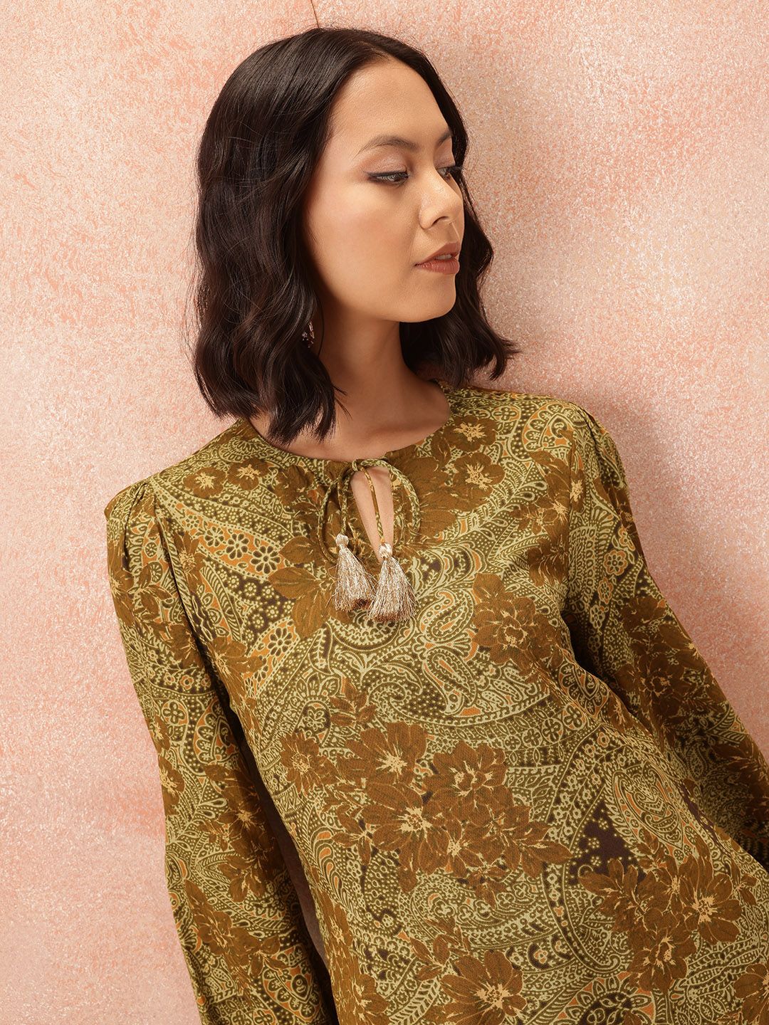 all about you Printed Straight Kurta