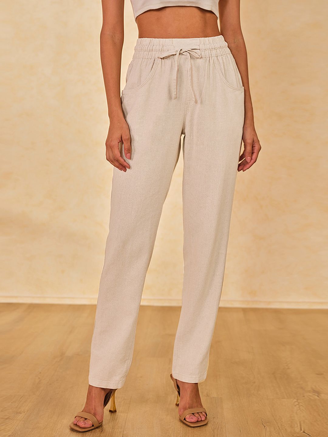 AND Women Pleated Trousers